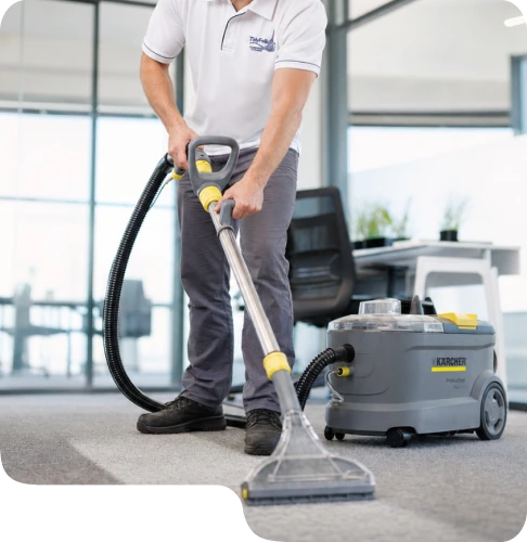 Office deep cleaning Trent with carpet chemical cleaner